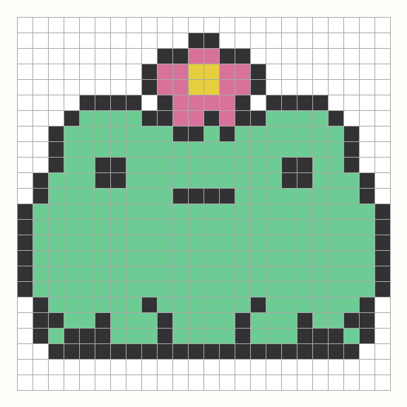 Frog Perler Bead Pattern preview